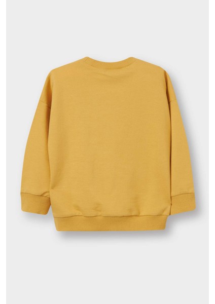 Erkek Bebek Bisiklet Yaka Basic Düz Sweatshirt A7343A525AU modelleri