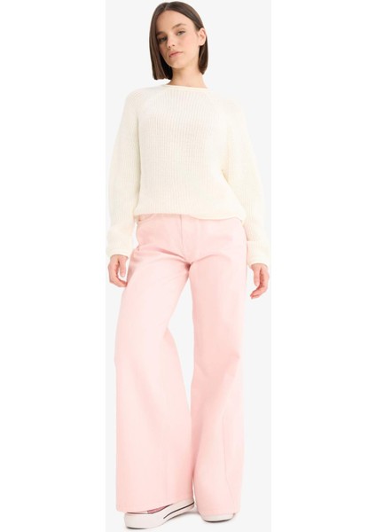 Coool Regular Fit Bisiklet Yaka Triko Kazak L2567AZ25WN fiyatları