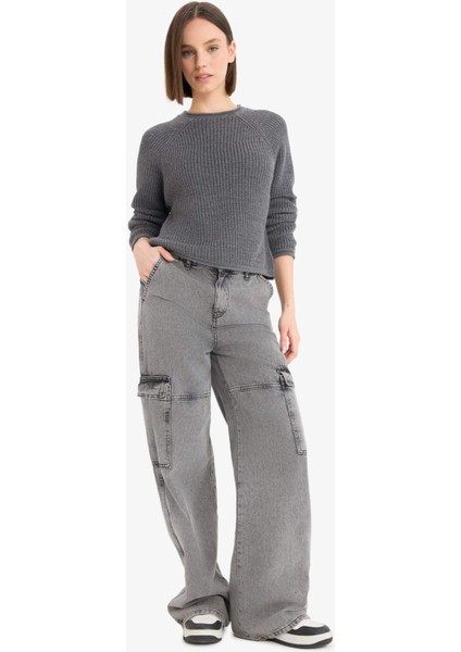 Coool Regular Fit Bisiklet Yaka Triko Kazak L2567AZ25WN fiyatları