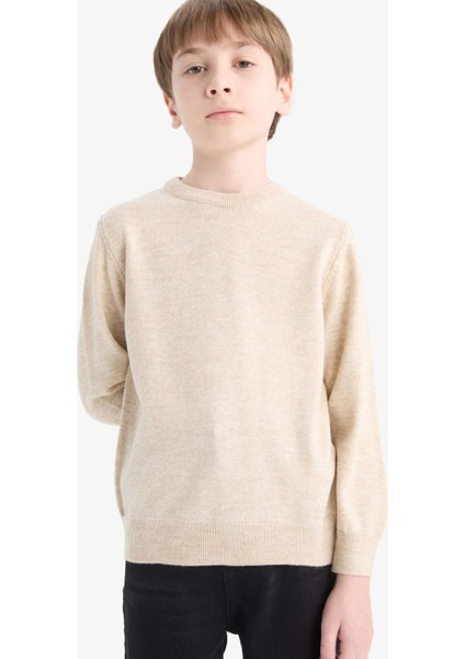 Erkek Çocuk Bisiklet Yaka Triko Kazak A4992A825WN