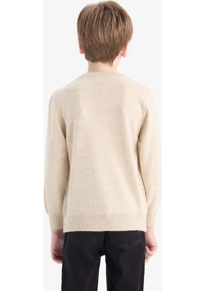 Erkek Çocuk Bisiklet Yaka Triko Kazak A4992A825WN