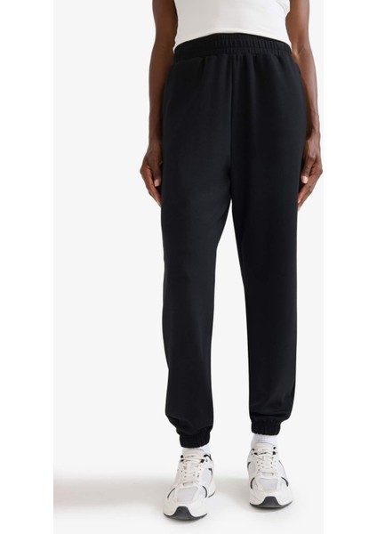 fit Sporcu Jogger Eşofman Altı Standart Fit Modal Çift Cepli Basic DÜZ B1794AX25AU