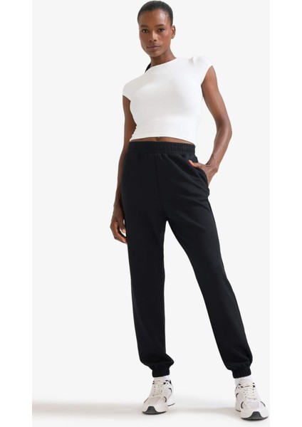 fit Sporcu Jogger Eşofman Altı Standart Fit Modal Çift Cepli Basic DÜZ B1794AX25AU fiyatları