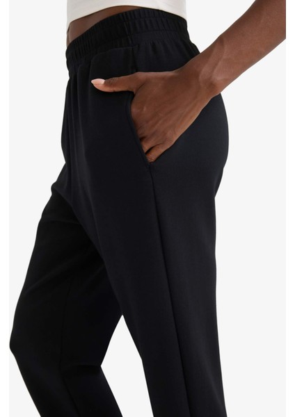 fit Sporcu Jogger Eşofman Altı Standart Fit Modal Çift Cepli Basic DÜZ B1794AX25AU indirimleri