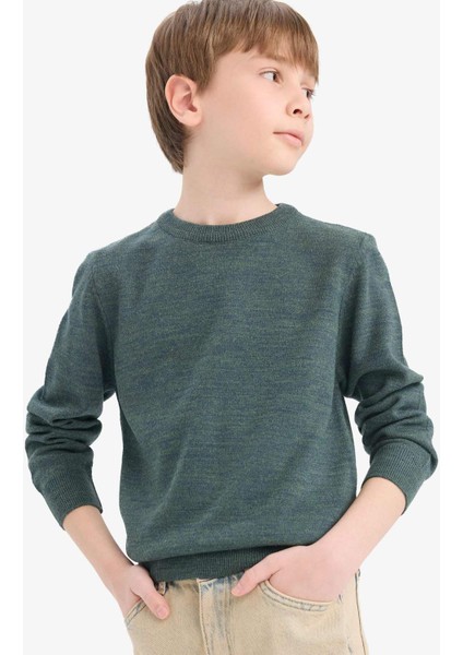 Erkek Çocuk Bisiklet Yaka Triko Kazak A4992A825WN