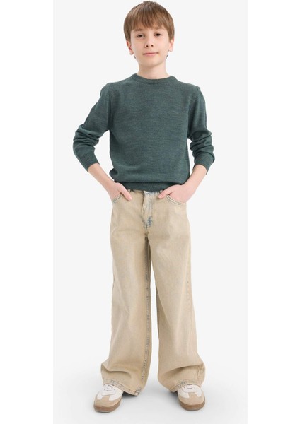 Erkek Çocuk Bisiklet Yaka Triko Kazak A4992A825WN fiyatları