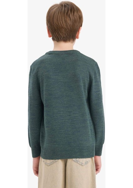 Erkek Çocuk Bisiklet Yaka Triko Kazak A4992A825WN