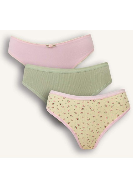 Ribana 3'lü Brief Külot-Fall in Love F3076AX25AU