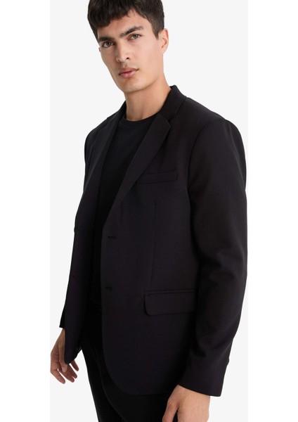 Slim Fit Dar Kesim Düğmeli Blazer Ceket F7575AX25AU modelleri