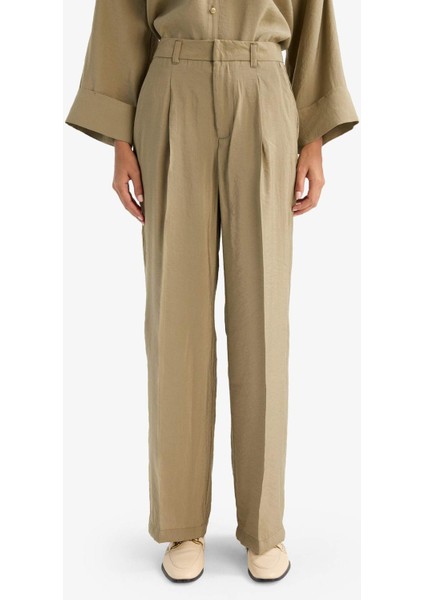 Wide Leg Yüksek Bel Geniş Paça Modal Pantolon F7637AX25AU indirimleri