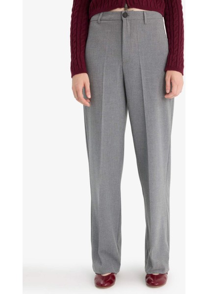 Straight Fit Fleto Cepli Normal Bel Standart Boy Pantolon F6214AX25AU indirimleri