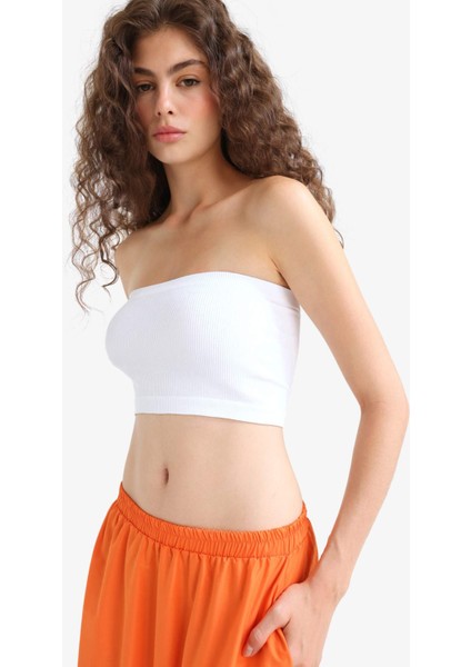 Fitted Seamless Straplez Bluz F9409AX25HS fırsatları