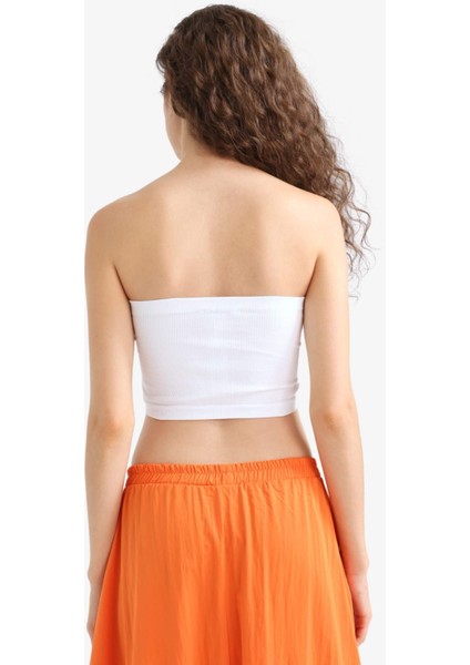 Fitted Seamless Straplez Bluz F9409AX25HS