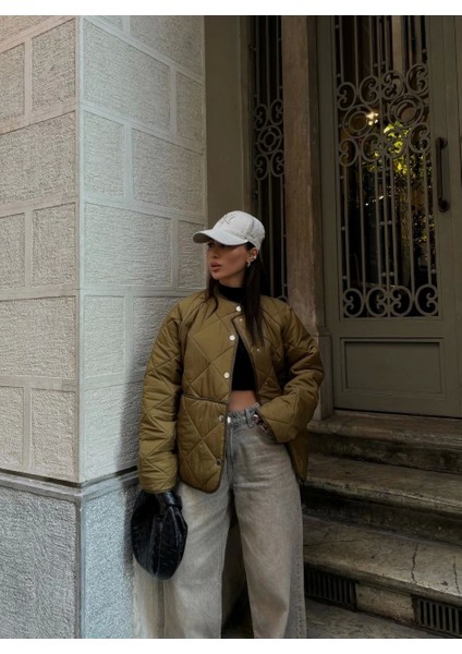 Cıt Cıt Detaylı Çepli Ceket Mont- Kahve indirimleri