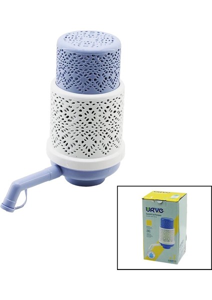 Dantelli Model Manuel Damacana Su Pompası Kutulu Ambalaj Damlama Önleyici Kapak (5047)