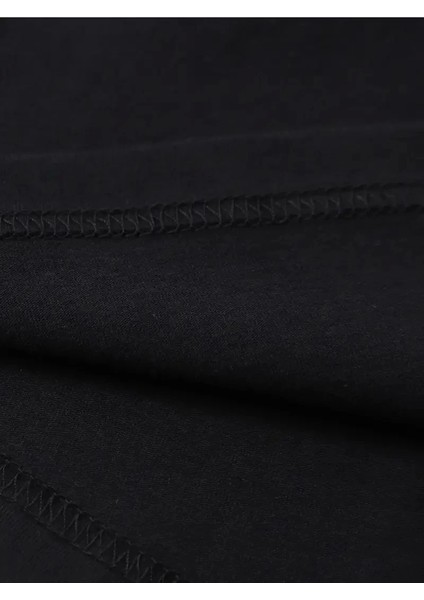 20/1 Penye Compack Spaceballs Erkek Baskılı Oversize Bisiklet Yaka Kısa Kol Yazlık T-Shirt - Siyah fırsatları