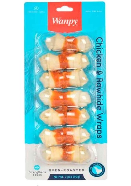 Tavuk Sargılı Çiğneme Kemiği 7 Li 90 gr