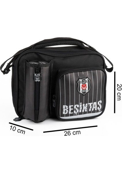 2 Bölmeli Ince Çubuklu Suni Deri Beslenme Çantası (25354) fiyatları