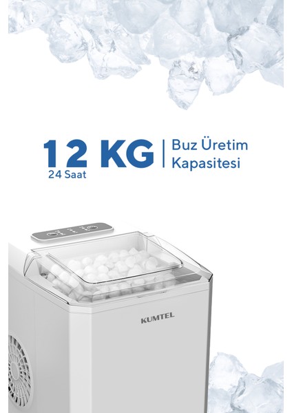 Taşınabilir Otomatik Buz Makinesi Hım-02 modelleri