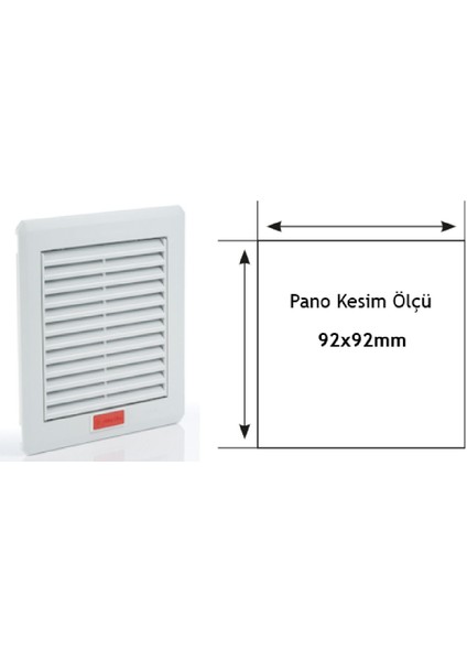 PFI1000 ,110X110MM Fan Filtre/menfez