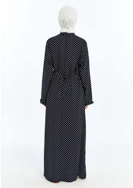 Lacivert Puanlı Ev-Namaz Elbisesi fırsatları
