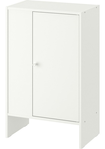 Baggebo Büfe 50 x 30 x 80 cm Beyaz Kapaklı Çok Amaçlı Dolap