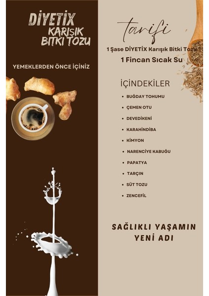 Magic Bitkisel Karışık Toz-Sağlıklı Kilo Alımına Destek!