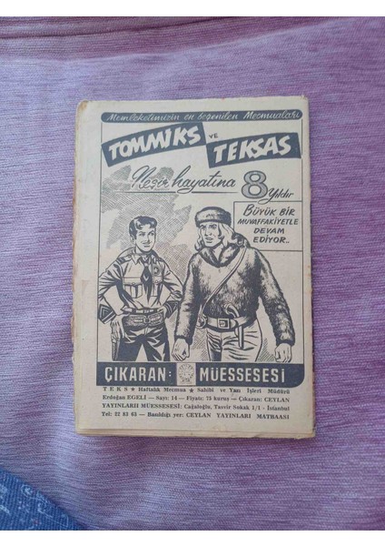 Kinova Teks Sayi 14.no 1965 Basimi 32 Sayfa Cok Temiz Kondisyonda Yeni Gibidir fiyatları