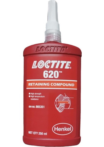 620 Yüksek Sıcaklığa Dayanıklı Sıkı Geçme Bileşeni 250 ml