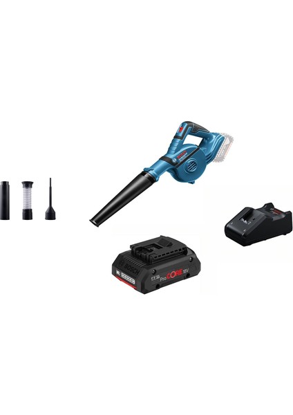Gbl 18V-120 Procore 4.0AH Tek Akülü Yaprak Üfleme Makinesi