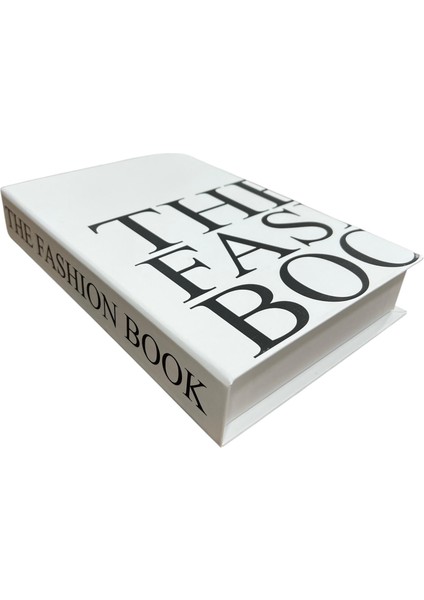 Vintage Kitap Görünümlü Dekoratif Saklama Kutusu – 19X27X5 cm Ahşap Desenli Gizli Organizer