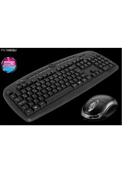 FK-146QU Multimedya Usb Klavye Usb Mouse Set