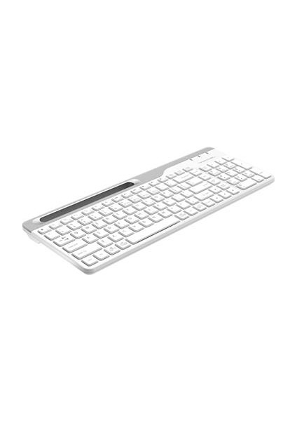 A4 Tech Fbk25 Beyaz Bluetooth+2.4G Nano Fn Multimedya Klavye modelleri