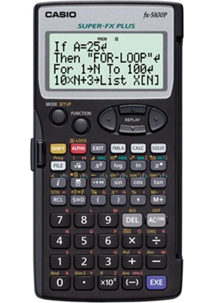 FX-5800P Programlanabilir Bilimsel Fonksiyonlu Hesap Makinesi