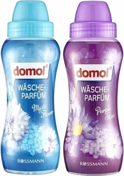 Çamaşır Parfümü Mistik Çiçekler 210 gr + Çamaşır Parfümü Purple Stars 210 gr