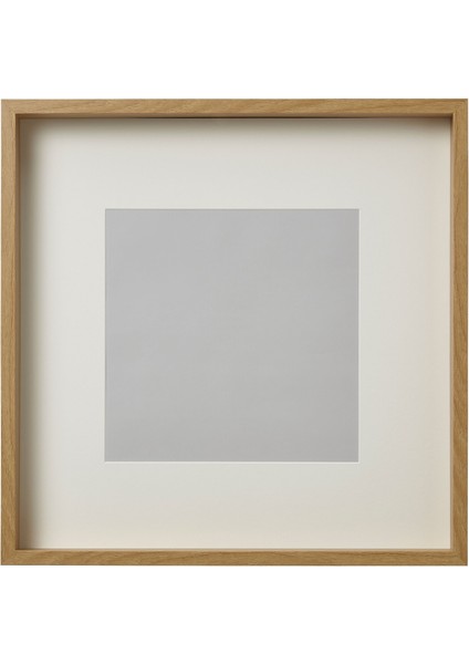 Sannahed Ahşap Çerçeve 50 x 50 cm Meşe Görünümlü Derin Paspartulu Duvar