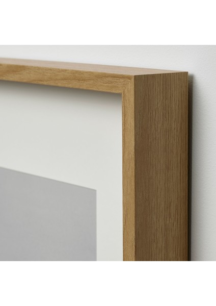 Sannahed Ahşap Çerçeve 50 x 50 cm Meşe Görünümlü Derin Paspartulu Duvar fiyatları