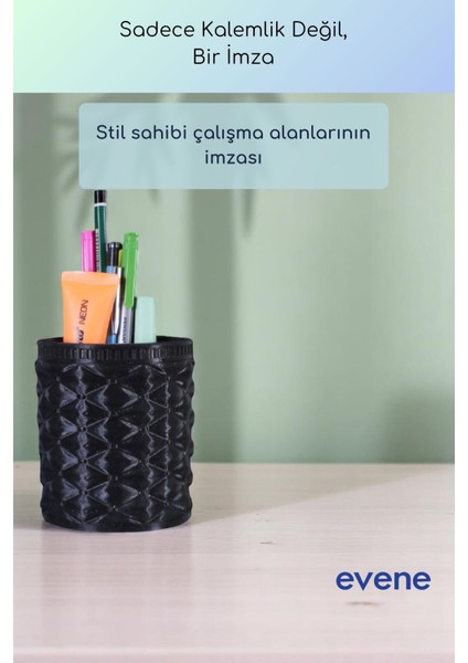 Kalemlik Masa Kalemliği Organizer Kalemlik Siyah Renk Model 85 fırsatları