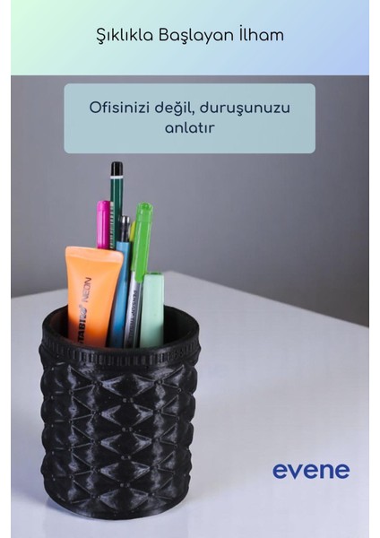 Kalemlik Masa Kalemliği Organizer Kalemlik Siyah Renk Model 85 indirimleri