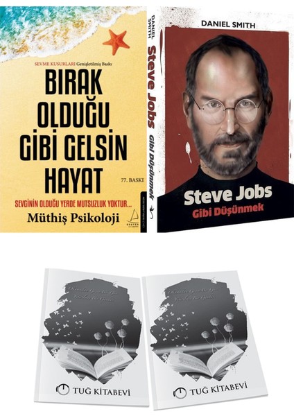 Bırak Olduğu Gibi Gelsin Hayat ve Steve Jobs Gibi Düşünmek + Hediyeli