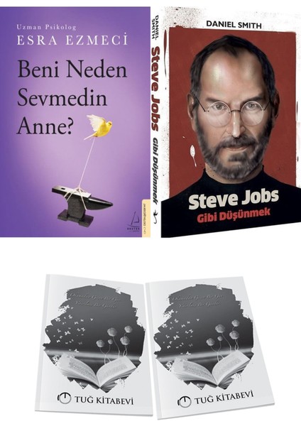 Beni Neden Sevmedin Anne? ve Steve Jobs Gibi Düşünmek + Hediyeli