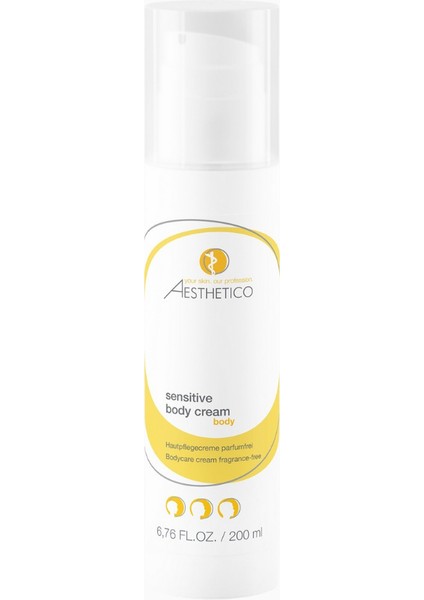 Sensitive Body Cream, Hassas ve Kuru Ciltler Için Koruyucu Vücut Kremi