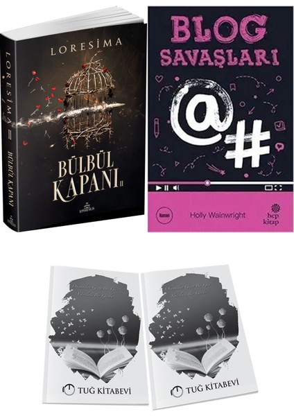 Blog Savaşları ve Ephesus Yayınları Bülbül Kapanı 2 Loresima 2li Set + Hediyeli