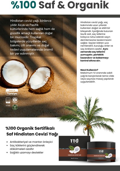 Hindistan Cevizi Yağı fiyatları