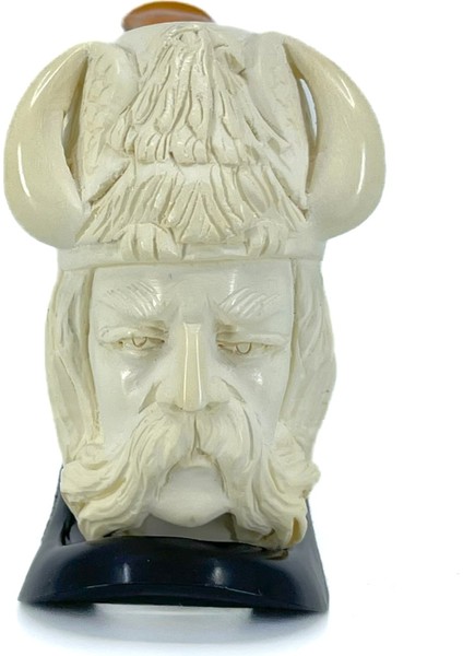 Lületaşı Pipo Doğal Lületaşı El Yapımı Özel Kutulu - Viking Gravür Işleme modelleri