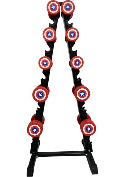 Dambıl Standı 10 Kademeli Set Dambıl Rack Stand Sehpas (Ağırlıksız) modelleri