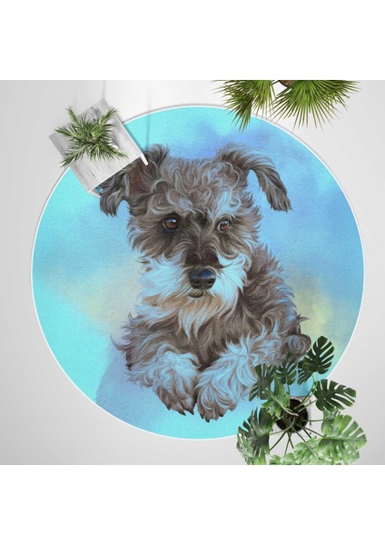 Yuvarlak Halı – Kaymaz Tabanlı, Yıkanabilir, Yumuşak Dokulu, Sevimli Desenler (MONNYVRLK_22) fiyatları