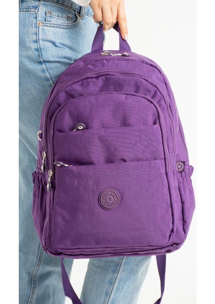 Unisex Okul Çantası Klinkır Kumaş Sırt Çantası Çok Cepli Hafif Yağmur Geçirmez 42*30 cm fiyatları