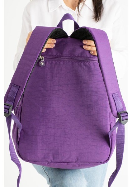 Unisex Okul Çantası Klinkır Kumaş Sırt Çantası Çok Cepli Hafif Yağmur Geçirmez 42*30 cm modelleri