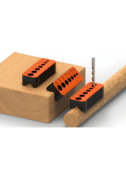 3D Baskı Matkap Delme Kılavuzu | Ayarlanabilir Delik Şablonu | Ahşap ve Metal Için Uygun